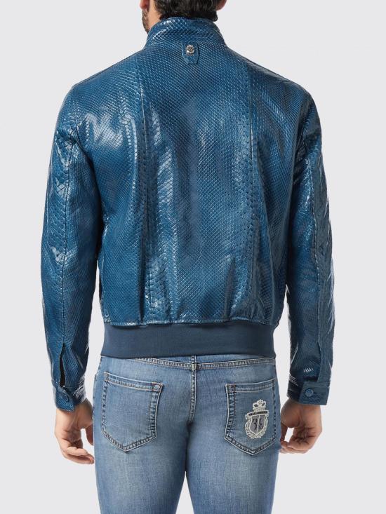 26SS 빌리어네어 가죽 자켓 B20CMLB1059BLE003P 07 Turquoise - BILLIONAIRE