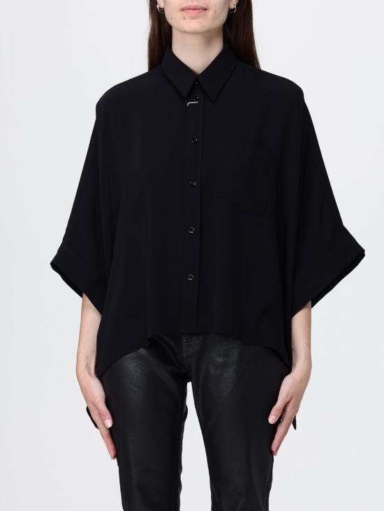 26SS MM6 메종마르지엘라 셔츠 S52DL0236S43455 900 Black