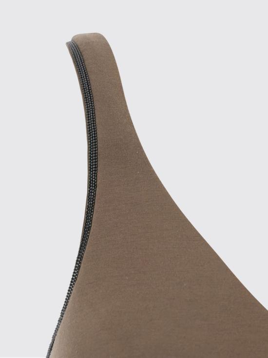 26SS 브루넬로 쿠치넬리 민소매 티셔츠 M0T18BA702 C8705 Camel - BRUNELLO CUCINELLI