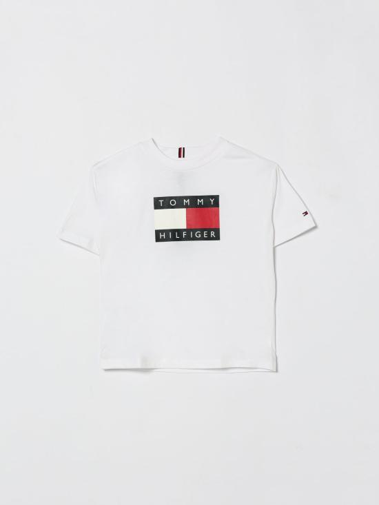 26SS [키즈] 타미힐피거 티셔츠 KB0KB10340 YBR White