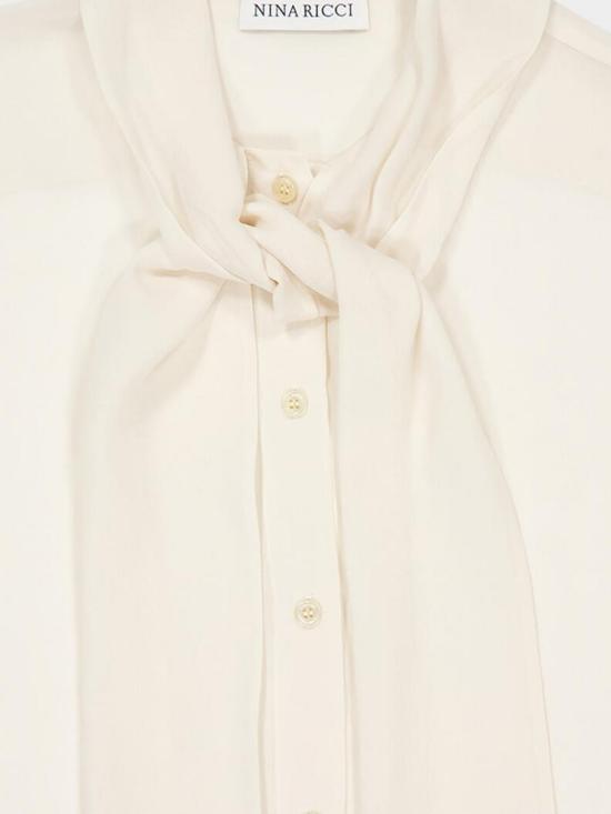 26SS 니나리찌 탑 26PCTO001SE1417 U1230 White - NINA RICCI