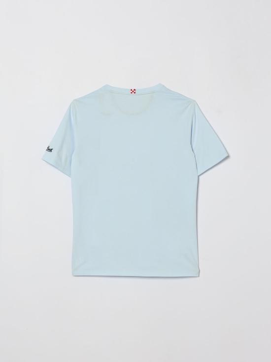 26SS [키즈] 세인트바쓰 티셔츠 KEA0001 02086L Gnawed Blue - MC2 SAINT BARTH