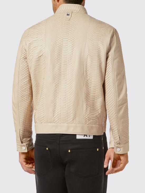 26SS 빌리어네어 가죽 자켓 OAACMLB1425BLE003P 06 Beige - BILLIONAIRE