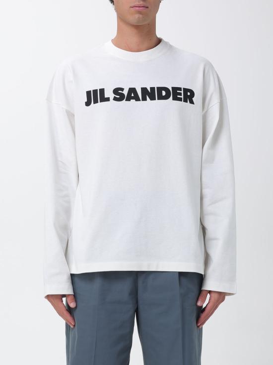 26SS 질샌더 긴팔 티셔츠 J22GC0136J45148 102 Natural
