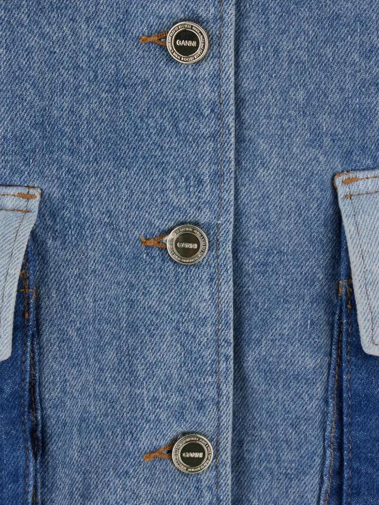 26SS 가니 데님 자켓 A1010179 567 Blue - GANNI