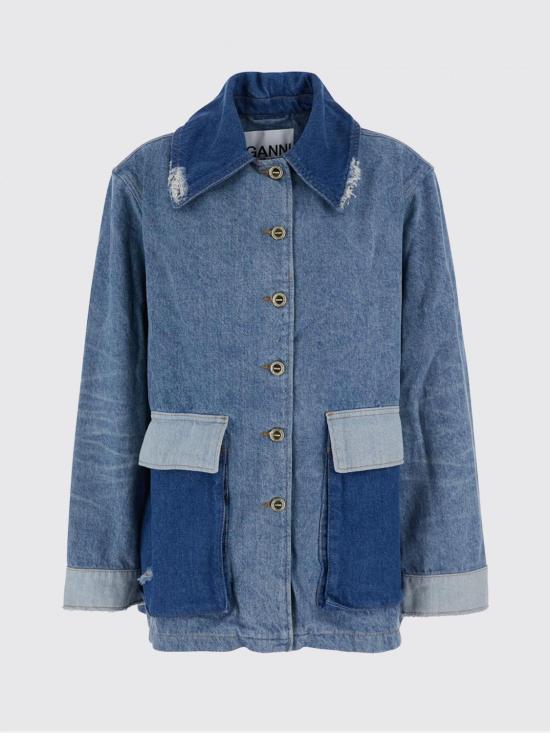 26SS 가니 데님 자켓 A1010179 567 Blue - GANNI