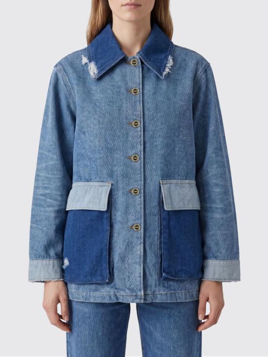 26SS 가니 데님 자켓 A1010179 567 Blue