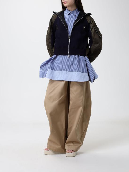 26SS 사카이 셔츠 2608328 421 Gnawed Blue - SACAI