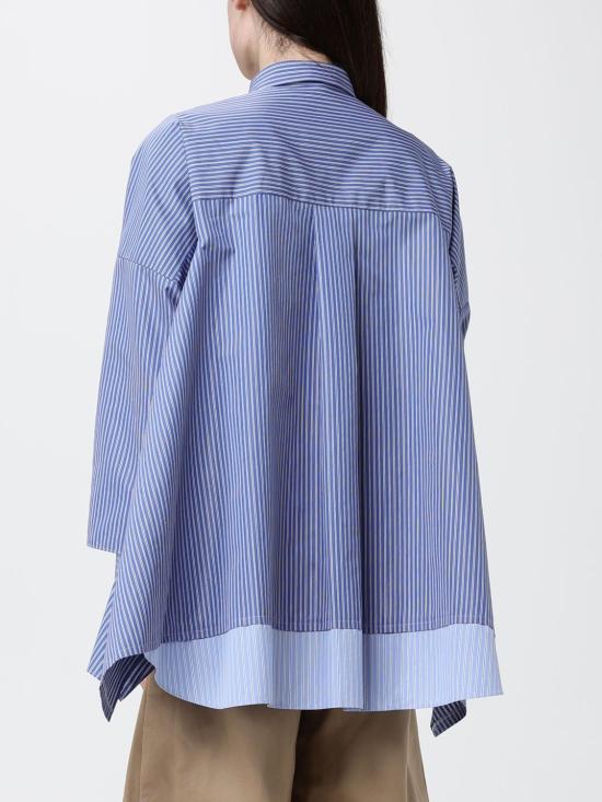 26SS 사카이 셔츠 2608328 421 Gnawed Blue - SACAI