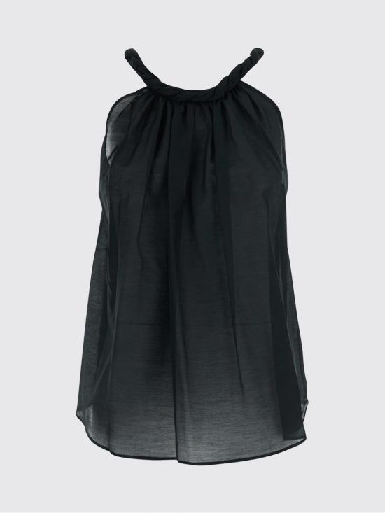 26SS 세미쿠튀르 민소매 티셔츠 S6SI02 Y690 Black - SEMI-COUTURE