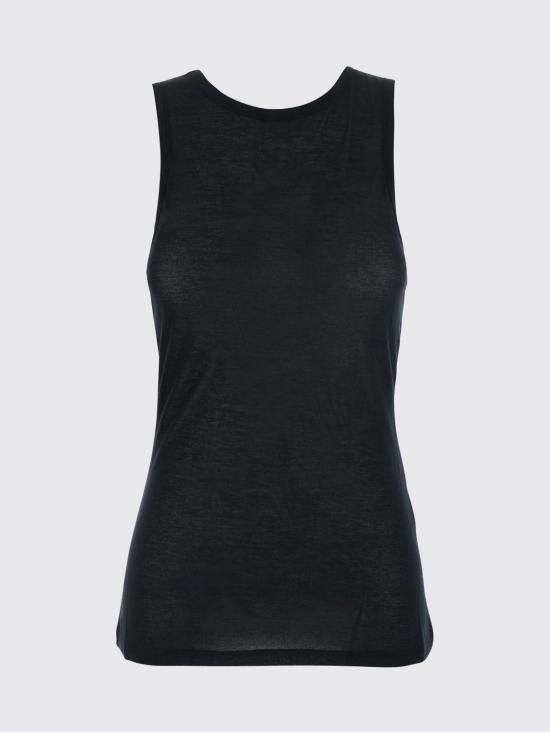 26SS 세미쿠튀르 민소매 티셔츠 S6SJ31 Y690 Black - SEMI-COUTURE