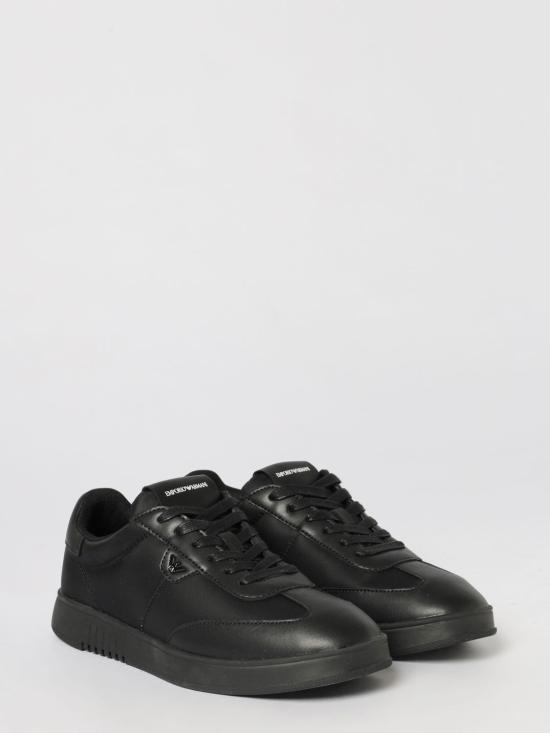 26SS 엠포리오 아르마니 스니커즈 EM003062AF18210 UC001 Black - EMPORIO ARMANI