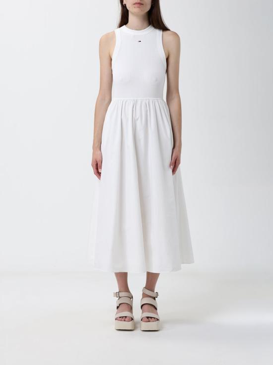 26SS 토미진 롱 원피스 DW0DW22593 YBL White