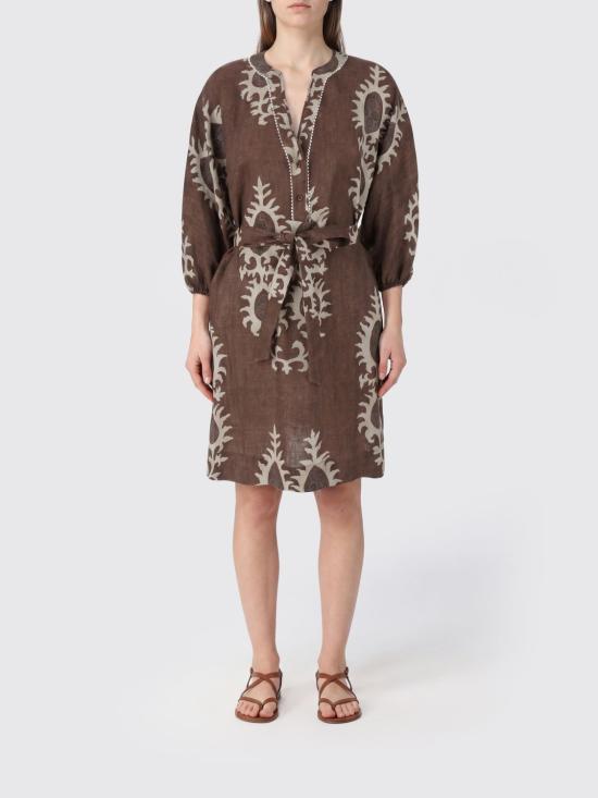 26SS 바잘 디럭스 롱 원피스 S11791300 136 Brown