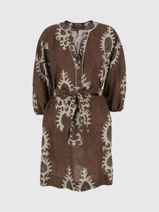 26SS 바잘 디럭스 롱 원피스 S11791300 136 Brown - BAZAR DELUXE