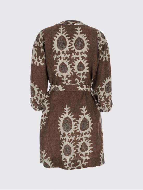 26SS 바잘 디럭스 롱 원피스 S11791300 136 Brown - BAZAR DELUXE