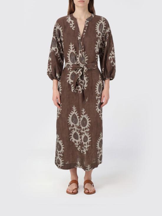26SS 바잘 디럭스 롱 원피스 S11731300 136 Brown