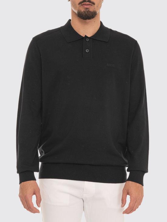 26SS 보스 폴로 티셔츠 50531553 001 Black
