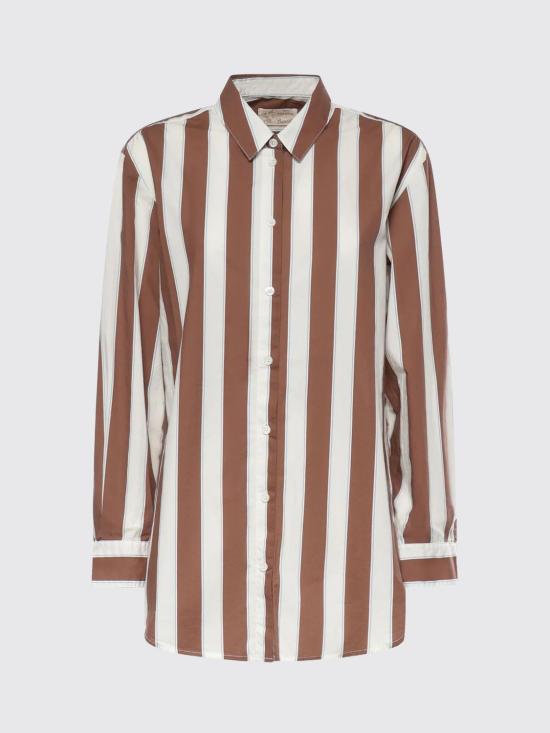 26SS 세인트바쓰 셔츠 BRIG001 01418L Brown - MC2 SAINT BARTH