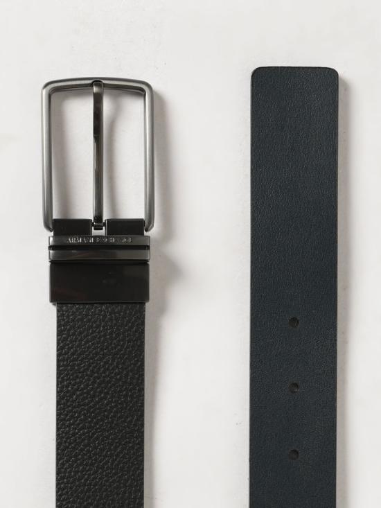 26SS 알마니 가죽 벨트 XM002836AF24982 MC038 Black - ARMANI