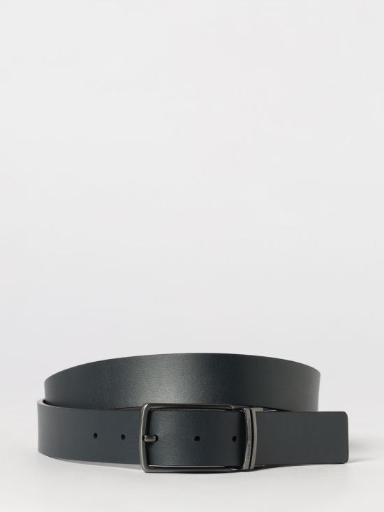 26SS 알마니 가죽 벨트 XM002836AF24982 MC038 Black - ARMANI