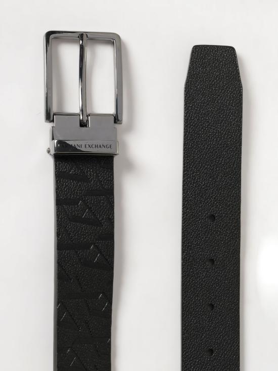 26SS 알마니 가죽 벨트 XM000677AF12133 UC001 Black - ARMANI