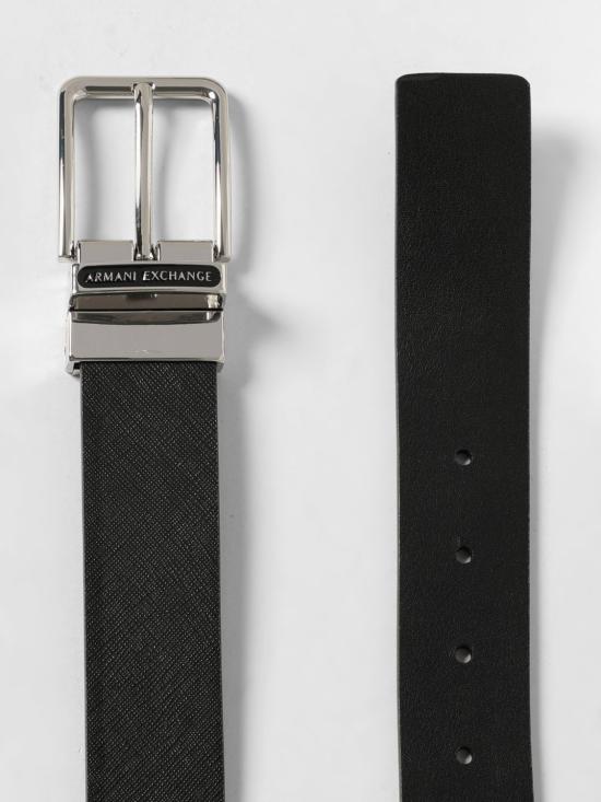 26SS 알마니 가죽 벨트 XM002660AF22850 MC105 Black - ARMANI