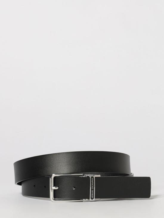 26SS 알마니 가죽 벨트 XM002660AF22850 MC105 Black - ARMANI