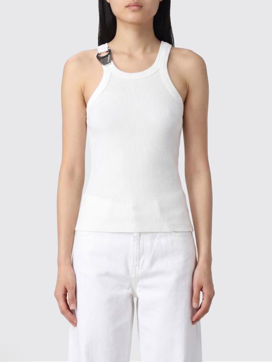 26SS 핑코 민소매 티셔츠 107300A3H8 Z14 White