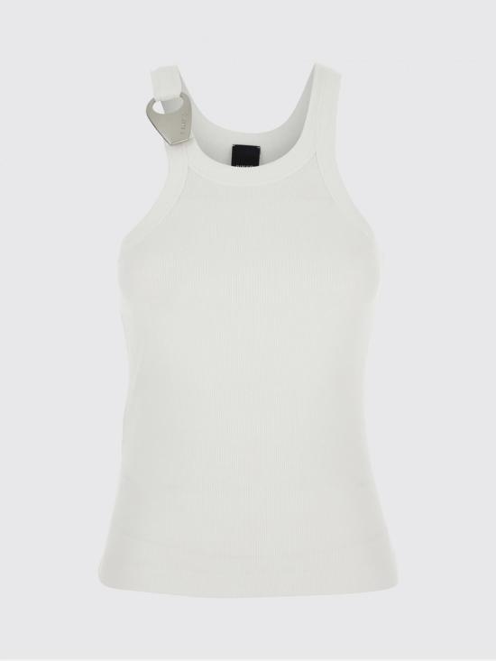 26SS 핑코 민소매 티셔츠 107300A3H8 Z14 White - PINKO