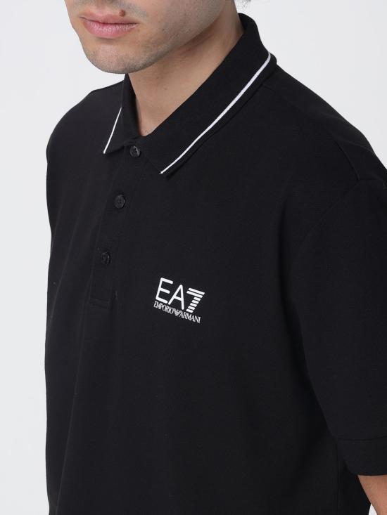 26SS 엠포리오 아르마니 폴로 티셔츠 8NPF16PJVUZ 1200 Black - EMPORIO ARMANI
