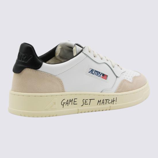 26FW 오트리 메달리스트 로우 스니커즈 AULM MA04 White black - AUTRY