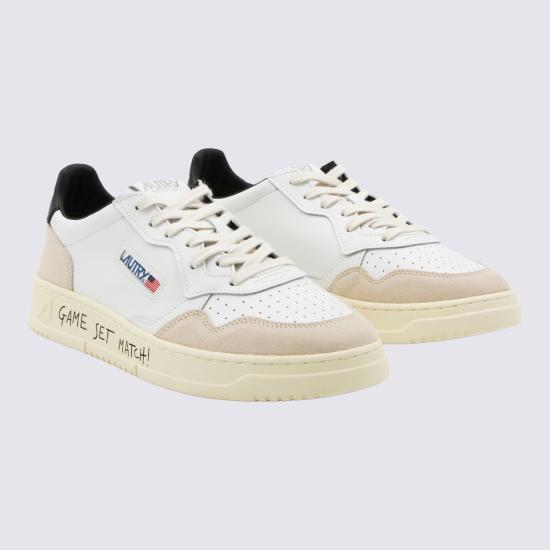 26FW 오트리 메달리스트 로우 스니커즈 AULM MA04 White black - AUTRY