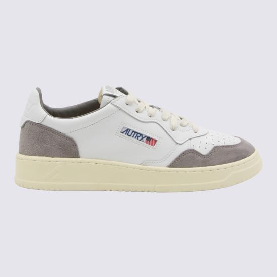 26FW 오트리 메달리스트 로우 스니커즈 AULM FT15 WHITE CEMENT