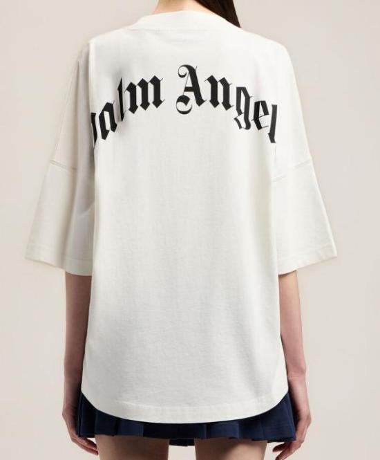 26SS 팜앤젤스 반팔 티셔츠 PWAA07CS26JER002 0310 OFF WHITE BLACK - PALM ANGELS