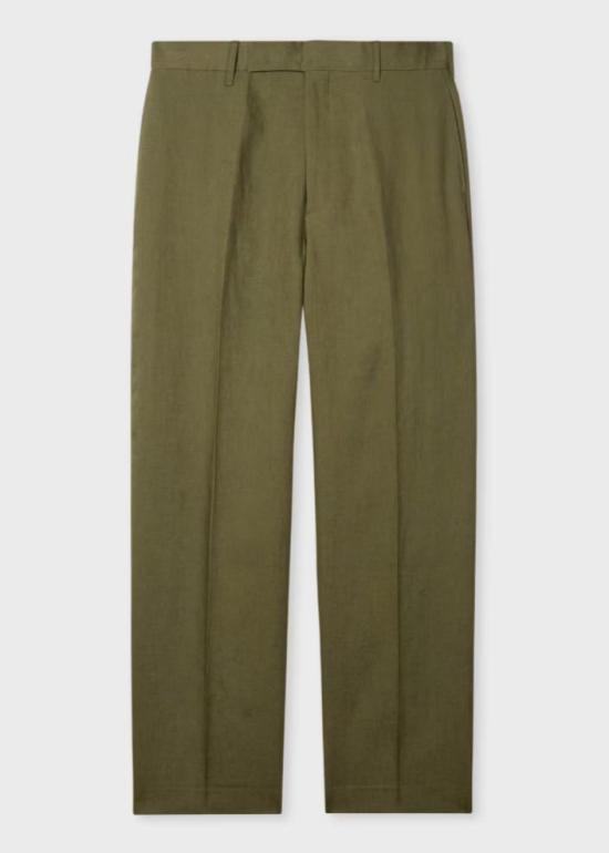 26SS 폴 스미스 스트레이트 팬츠 M1R921ZV01427 35A MILITARY GREEN