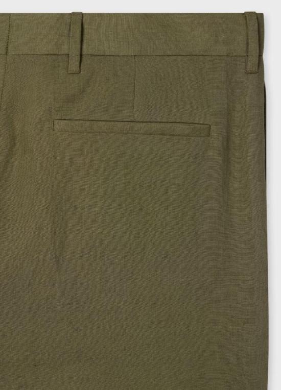 26SS 폴 스미스 스트레이트 팬츠 M1R921ZV01427 35A MILITARY GREEN - PAUL SMITH