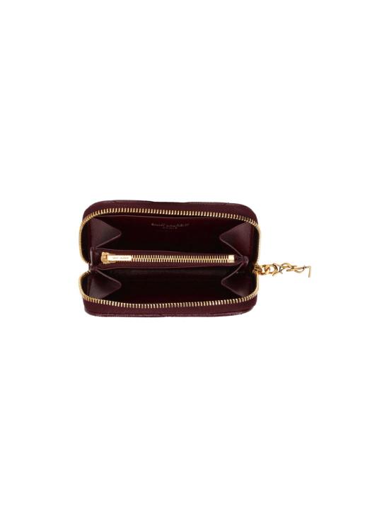 26SS 생로랑 지갑 862443AAGA8 6195 WINE - SAINT LAURENT