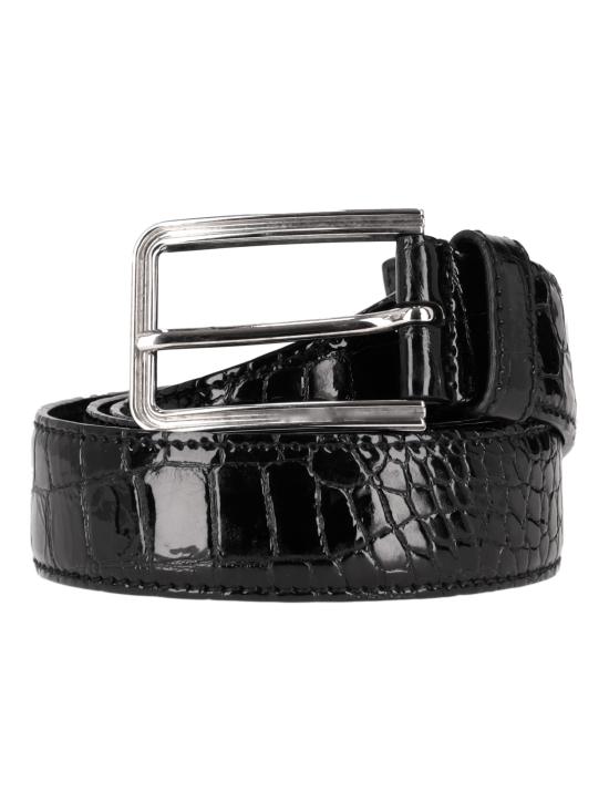 26SS 프라다 가죽 벨트 2C4223 BLACK