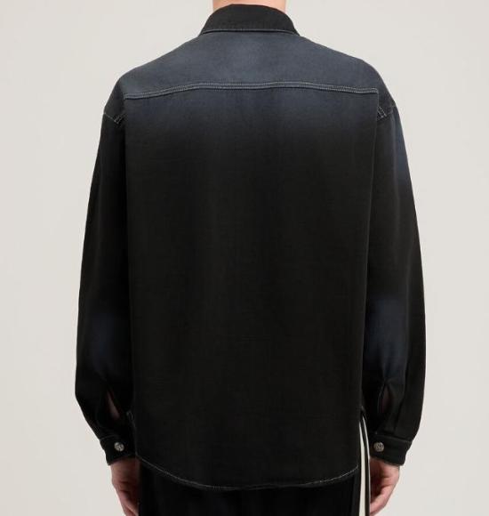 26SS 팜앤젤스 데님 자켓 PMYD024S26DEN001 1003 BLACK OFF WHITE - PALM ANGELS