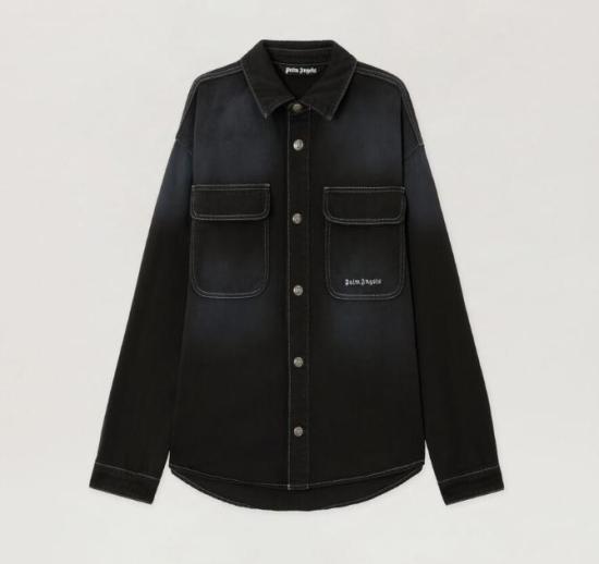26SS 팜앤젤스 데님 자켓 PMYD024S26DEN001 1003 BLACK OFF WHITE