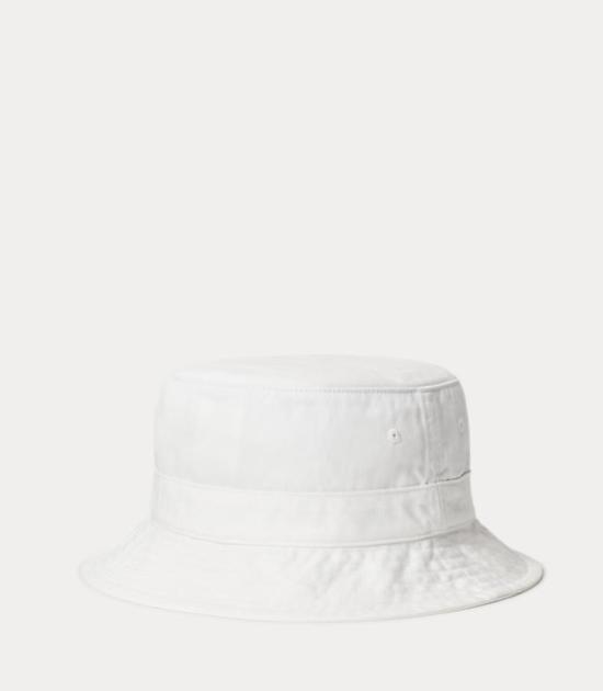 26SS 랄프 로렌 버킷햇 211B14274004 100 WHITE - RALPH LAUREN