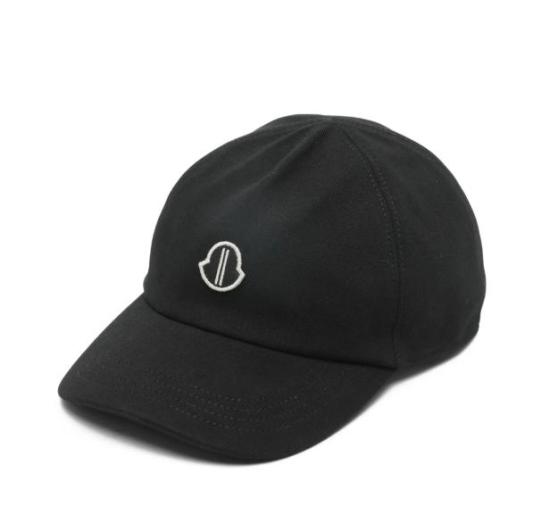 26SS 릭오웬스 몽클레어 볼캡 MU01F3B0289BAD 999 BLACK