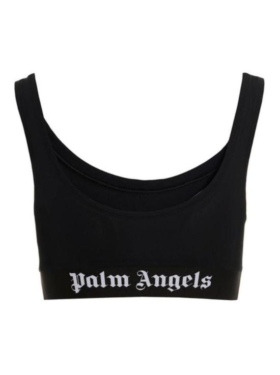 26SS 팜앤젤스 트레이닝 티셔츠 PWVO010S26FAB001 1010 BLACK BLACK - PALM ANGELS