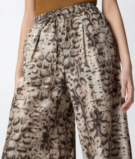 26SS 핑코 팔라초 팬츠 106963A3B1 CZ9 BEIGE NERO - PINKO