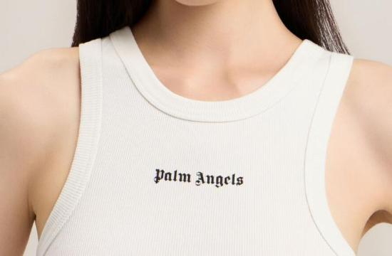26SS 팜앤젤스 민소매 티셔츠 PWAC024S26JER001 0310 OFF WHITE BLACK - PALM ANGELS