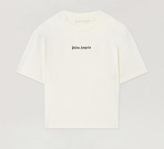 26SS 팜앤젤스 반팔 티셔츠 PWAA077S26JER001 0310 OFF WHITE BLACK