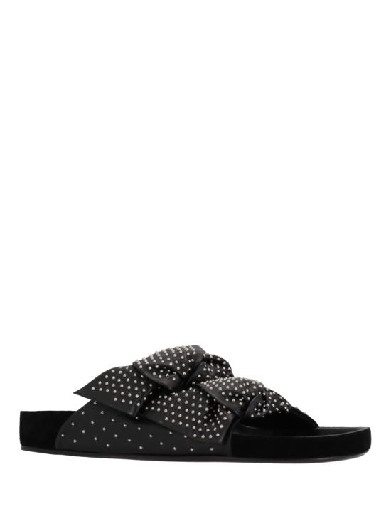 26SS 이자벨마랑 뮬/슬리퍼 SD0277FAD1A08S BKSI BLACK SILVER - ISABEL MARANT