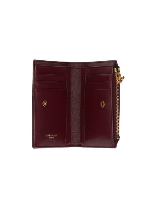 26SS 생로랑 지갑 862438AAGB1 6195 WINE - SAINT LAURENT