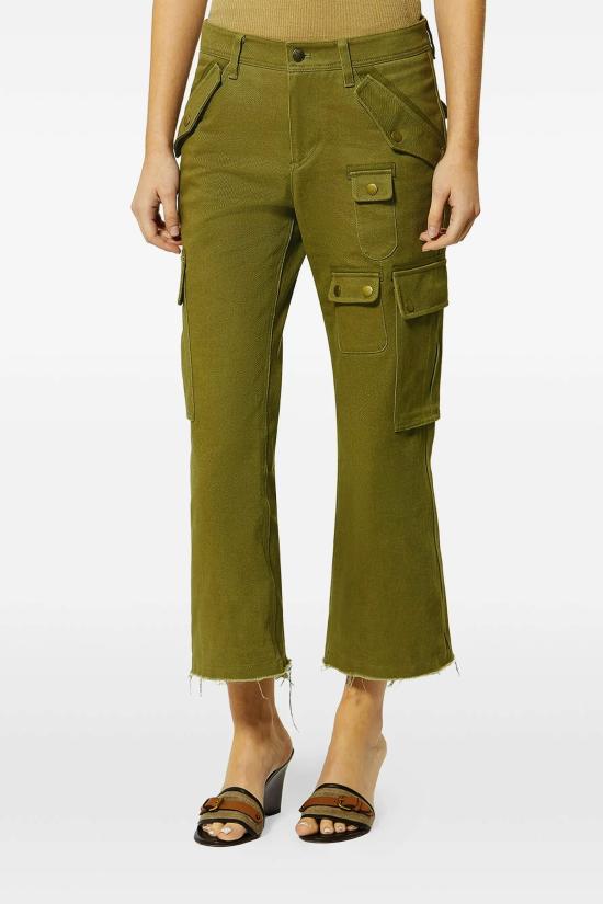 26SS 이자벨마랑 스트레이트 팬츠 PA0691FAD2E02I 67KI KHAKI - ISABEL MARANT